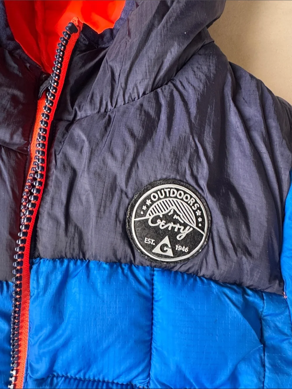 Gerry Quilted Puffer Hooded Jacket, size kids XS
